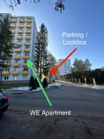 WE Apartment - close to the center & city view, Self check-in 24h - B&B