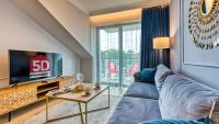 Rezydencja Niechorze 304 z Widokiem na Morze, z Basenem, Sauną, Jacuzzi, przy samej PLAŻY - 5D Apartments - Chambres d'hôtes Niechorze