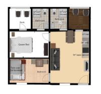 Waterfront 2 bed 2 bath (Suite 2) - Bed and Breakfast Holderness