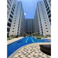 Stylish King Bed Studio Condotel near Mall of Asia & Airport - JWL Suites - Chambres d'hôtes Manille