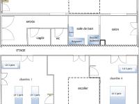 Grande Maison pour 10 Pers. avec Jardin, Terrasse, BBQ, Près de Bruyères et Gérardmer - Chambres d'hôtes Champ-le-Duc