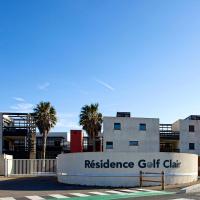 VERT PARADIS - Vue apaisante sur GOLF, Pins Parasols, 2è étage - 80 m2 dont Terrasse avec Pergola, 2 chambres, 3ét iles, 3 CLIM, WIFI - Piscine, Parking et Park à vélos, Ascenseur - en Option Linge, Ménage - Pistes cyclables, Mer à proximité - B&B