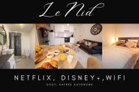 Le Nid 3 étoiles Wifi, Netflix, Disney, Coeur de Bastide - B&B Villefranche-de-Rouergue
