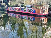 Slash Arts houseboat on secluded mooring in central London - B&B