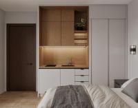 Studio mit Balkon
