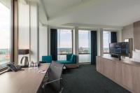 Executive Zimmer mit Kingsize-Bett und Panoramablick