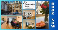 B&B Cambridge - Cambridge Stays Riverside 2BR Flat-Walk to Centre-Parking-Balcony - Bed and Breakfast Cambridge