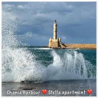 Stella Apartment in Almyrida slechts 350m vanaf het strand, auto huren niet nodig - Chambres d'hôtes Almirida