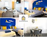 LARGE UNIQUE 2 BEDROOM DUPLEX APARTMENT WITH PRIVATE PARKING & FREE WIFI - VAT QUALIFYING BY AMAZING SPACES RELOCATIONS Ltd - Bed and Breakfast Warrington
