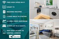 B&B Londres - Luxury Modern Apt near Central London & Heathrow l Fast WiFi - Bed and Breakfast Londres