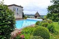 Ferme du Moulin de Paillères, vue panoramique, piscine - idéal 4 à 5 personnes - Chambres d'hôtes Galapian