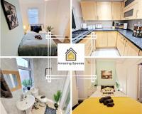 B&B Barrow in Furness - 3 Double-Bedroom House with FREE WiFi by Amazing Spaces Relocations Ltd - Bed and Breakfast Barrow in Furness