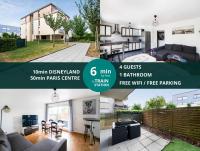 Les Pavés de Prague - Appartement pour 4 à 10 minutes de Disneyland Paris - B&B