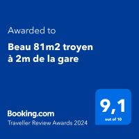 B&B Troyes - Beau 81m2 troyen à 2m de la gare - Bed and Breakfast Troyes