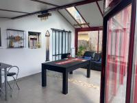 Dépendance avec Billard à proximité Zénith Rouen - B&B Le Grand-Quevilly