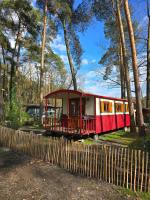 pipowagen met prive Hot tub - B&B