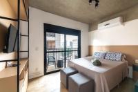 83 New studio next Paulista Av, fast wifi and balcony - B&B São Paulo