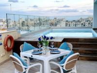 Luxury Ph With Rooftop Pool In Mellieha By Homely - Ferienwohnung