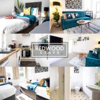 B&B Farnborough - Modern 1 Bed 1 Bath Apartment for Corporates & Contractors, FREE Parking, Wi-Fi & Netflix By REDWOOD STAYS - Bed and Breakfast Farnborough