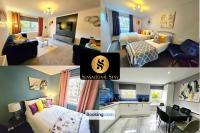Lovely 3 bedroom Apartment By Sensational Stay Short Lets & Service Accommodation with 6 beds - B&B