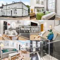 B&B Aldershot - BRAND NEW, 1 Bed 1 Bath, Modern Town Center Apartment, FREE Parking, Netflix By REDWOOD STAYS - Bed and Breakfast Aldershot