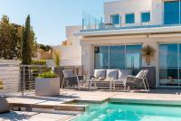 Villa Agua - Villa piscine privée, vue sur le lagon - B&B Mèze