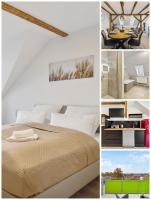 B&B Hof - EasyApartments stilvoll zentral Balkon Hauptbahnhof NETFLIX 130m2 - Bed and Breakfast Hof