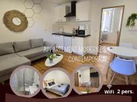 Appartement moderne et contemporain, Wifi, 2 pers - Ferienwohnung