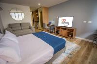 TOP FLOOR Studio Poblado, A/C, Coworking, gym 1416 - B&B