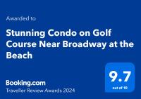 B&B Myrtle Beach - Stunning Condo on Golf Course Near Broadway at the Beach - Bed and Breakfast Myrtle Beach