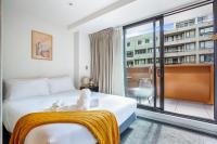 Sleek central apartment with a private balcony - Ferienwohnung Auckland