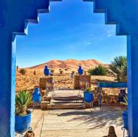 B&B Merzouga - Hotel Camping Les Roses Des Dunes - Bed and Breakfast Merzouga