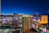 B&B Las Vegas - MGM Signature-33-711 F1 Track & Strip View Balcony - Bed and Breakfast Las Vegas