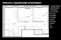 Appartamento con 2 Camere da Letto