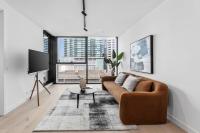 Sleek City Living: 1BR Retreat Apt CBD Wi-Fi Yoga - Ferienwohnung Melbourne