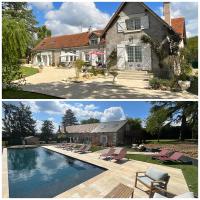 B&B Luzillé - Sans Souci Bed and Breakfast Luxe Heated Pool and Restaurant - Bed and Breakfast Luzillé