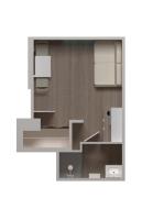 Studio with Terrace
