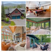 Grand Fireplace Pool Table Wifi Sleeps 18 - B&B