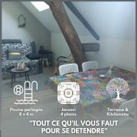 B&B Saint-Georges-sur-Cher - Gîte 4 pers, Jacuzzi privatif & Piscine & Lit cabane - Bed and Breakfast Saint-Georges-sur-Cher