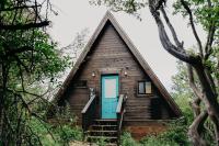 The Maverick: A-Frame w/ Hammock and Tree Top View - B&B New Braunfels