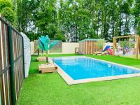 Maison 3 chambres avec piscine chauffée - Ferienwohnung Mios