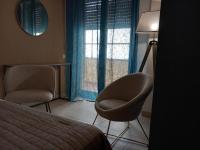 Doppelzimmer mit Balkon und Meerblick