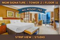 B&B Las Vegas - 11th Floor MGM Signature Studio:Strip View, No Fee - Bed and Breakfast Las Vegas
