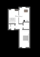 Apartamento de 1 dormitorio con terraza