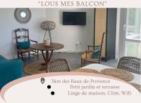 B&B Les Baux de Provence - "Lou Mes" Les baux Balcon - Bed and Breakfast Les Baux de Provence