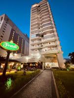 Pé na areia! Apart hotel com vista para o mar e lazer completo! Front beach apartment with ocean view and amenities! - B&B Rio de Janeiro