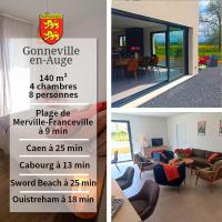 Maison neuve proche plage avec parking gratuit et privé à 5 min du musée de la Batterie de Merville - Chambres d'hôtes Gonneville-en-Auge