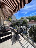 Le Cosy Rionde : Apt 6 Prs, 2 ch, parking, clim - B&B Antibes