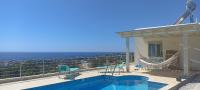 O Kairos , piscine, vue panoramique sur la mer, tranquillité - B&B