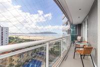 AP OCEAN UNLIMITED - Vista panorâmica da praia de Santos no Unlimited - B&B Santos